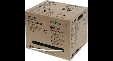 Axing SKB09404 coax-kabel 250 m Wit