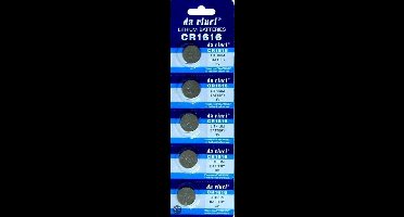 Lithium knoopcel CR1616 (5 stuks)