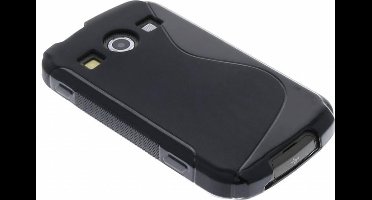 Zwart S-line TPU hoesje Samsung Galaxy Xcover 2