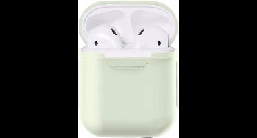 KELERINO. Siliconen hoesje geschikt voor Apple Airpods 1 & 2 - Softcase - Glow in the Dark