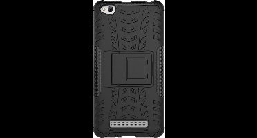 Shop4 - Xiaomi Redmi 4A Hoesje - Harde Back Case Armor Zwart