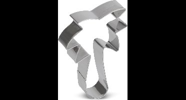 uitsteekvorm Palmboom 8 cm RVS zilver