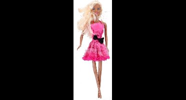 Kids Fun Tienerpop Brigitte Meisjes 30 Cm Blondine Roze