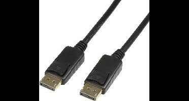 LogiLink CV0077 DisplayPort kabel 10 m Zwart
