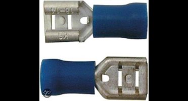 Skandia Vlakstekers - Blauw - 50 Stuks