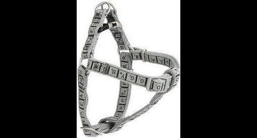 Nylon borsttuig Typo. Groen, verstelbaar.