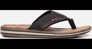Rieker Slippers zwart