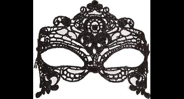Partyxplosion - Oogmasker - Zwart - Lace