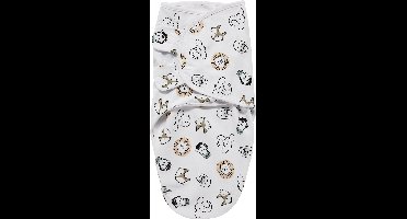 Meyco Baby Animal swaddlemeyco inbakerdoek - multicolour - 0-3 maanden - 1.0 TOG
