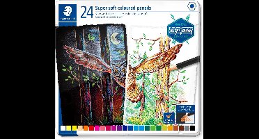STAEDTLER super soft kleurpotlood - metalen etui 24 st