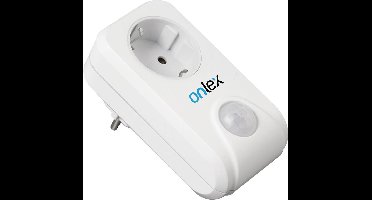 Stopcontact met beweging + schemersensor