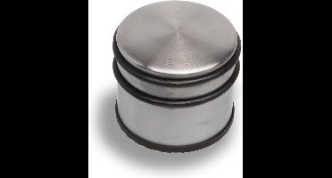 GS deurstopper RVS 1,1kg - Voor binnen en buiten - Deurbuffer Ø9 x 8 cm