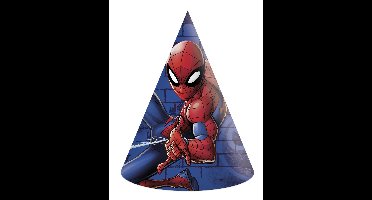 Spiderman Feesthoedjes Team-Up 6 stuks