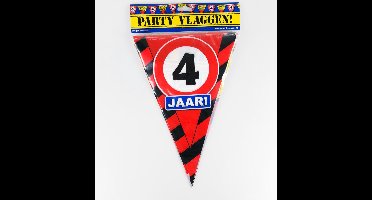 Paperdreams Party Vlaggen - 4 jaar