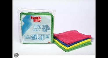 Scotch-Brite schoonmaakdoekjes apparatuur Reinigingsdoek Scotch-br. h'perf gr/pk 5