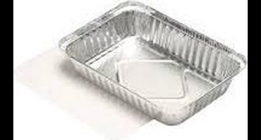 Papstar aluschalen+dks 21x15x3 10st