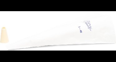 Patisse Slagroom Spuitzak 40 cm + Spuitmondje