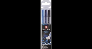 Sakura Gelly Roll Metallic gelpen set 3 - Ocean - glans effect
