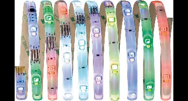 Function Digital LED Stripe Set 3 m RGB 11,8W 230/12V 24VA wit kunststof 70696