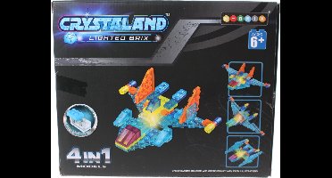 Johntoy Bouwpakket Crystaland 48-delig 99001