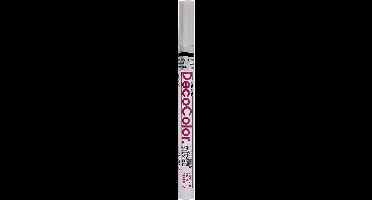 Deco Stift - Zilver Stift - Metallic Stift - Lijndikte 1,2mm - Hobby Marker - Zilveren Markers - DIY Kleurstift - Knutsel Stift - Metallic Tekenmateriaal - 1 Stuk