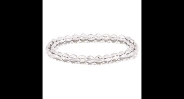 Armband bergkristal (±6mm)