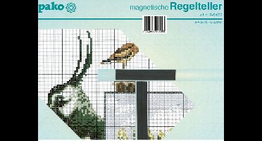 Pako - Magnetische regelteller - handig hulpmiddel bij borduren - 749.000