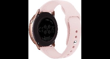 Bandje geschikt voor Samsung Galaxy Watch Active 2 (40 & 40 mm) - Roze Siliconen Band