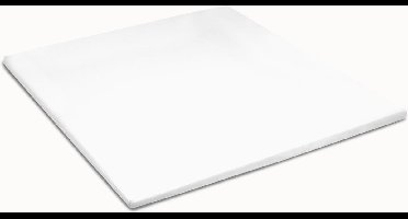 Cinderella Molton Hoeslaken - Matrasbeschermer voor Topper - 80/90 x 200/210 cm - tot 15 cm  - Wit