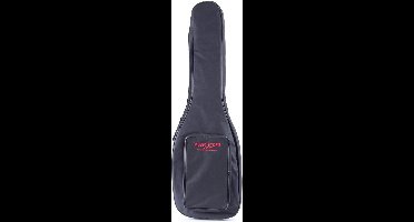 MUSIC STORE "Basic" Gigbag E-bas zwart/rood Logo - Tas voor basgitaar