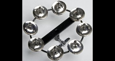 Fame Jingle HiHatTambourine eenreihig - Tamboerijn