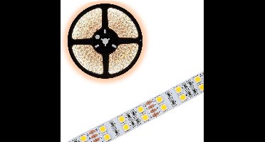 5 meter warm wit led strip - Dubbele rij - 120Leds/m - 12V