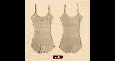Corrigerend ondergoed voor Vrouwen Khaki - L - Postnataal Postpartum Afslanken Ondergoed Shaper Herstellen Bodysuit Shapewear - Taille Buik en Billen Hot