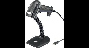 Renkforce LS6300E USB-Kit Barcodescanner Kabel 1D Laser Zwart Handmatig USB