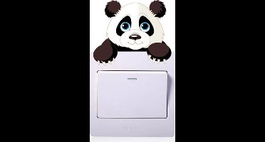 Hiden - Muurstickers Babykamer - Muurstickers Dieren - Huisdecoratie - Muurstickers Kinderkamer - Panda