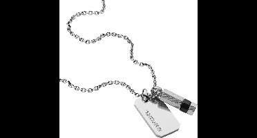 Diesel DX1156040 Double Pendant Herenketting - 50 cm