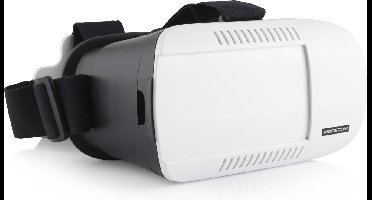 Modecom MC-G3DP Smartphonegebaseerd headmounted display 410g Zwart, Wit