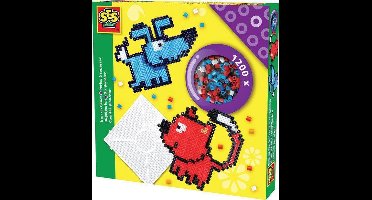 Ses Strijkkralenset Grappige Dieren