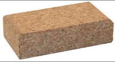 Kurk Schuurspons rechthoekige blok