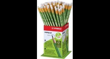 stabilo potlood greengraph hardheid hb 60 stuks display