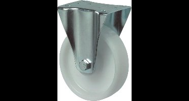 Kelfort Bokwiel polyamide wiel met rollager, wit 250kg 200mm