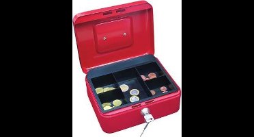 Wedo Metalen Geldkist - rood