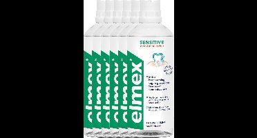 Elmex Sensitive Tandspoeling 6x 400 ml - Voordeelverpakking