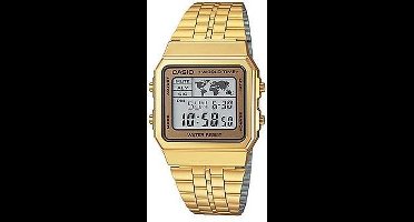 Casio A500WGA-9D unisex horloge - Goudkleurig