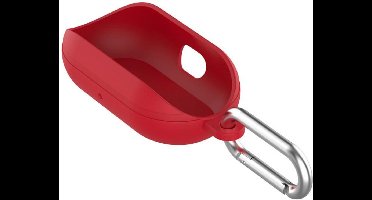 KELERINO. Hoesje geschikt voor Samsung Galaxy Buds - Half Open - Rood