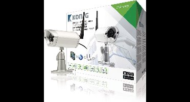 Konig SAS-iPCAM116 - Bewakingscamera - Buiten - WiFi - Nachtzicht