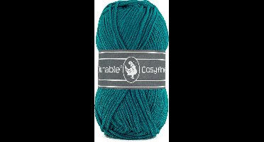 Durable Cosy Fine - acryl en katoen garen - Teal, groen blauw 2142 - 5 bollen