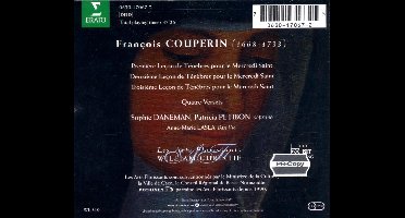 Couperin: Lecons de Tenebres / Christie, Arts Florissants