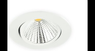 Groenovatie Inbouwspot LED - 5W - Rond - Kantelbaar - Dimbaar - Ø 61 mm - Wit
