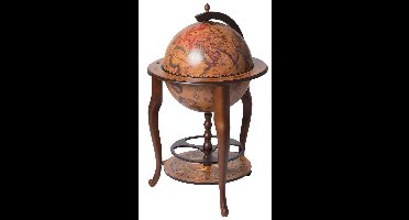 Brulo - Wereldbol - Globe - Globebar - barglobe Montecorvino 45 cm